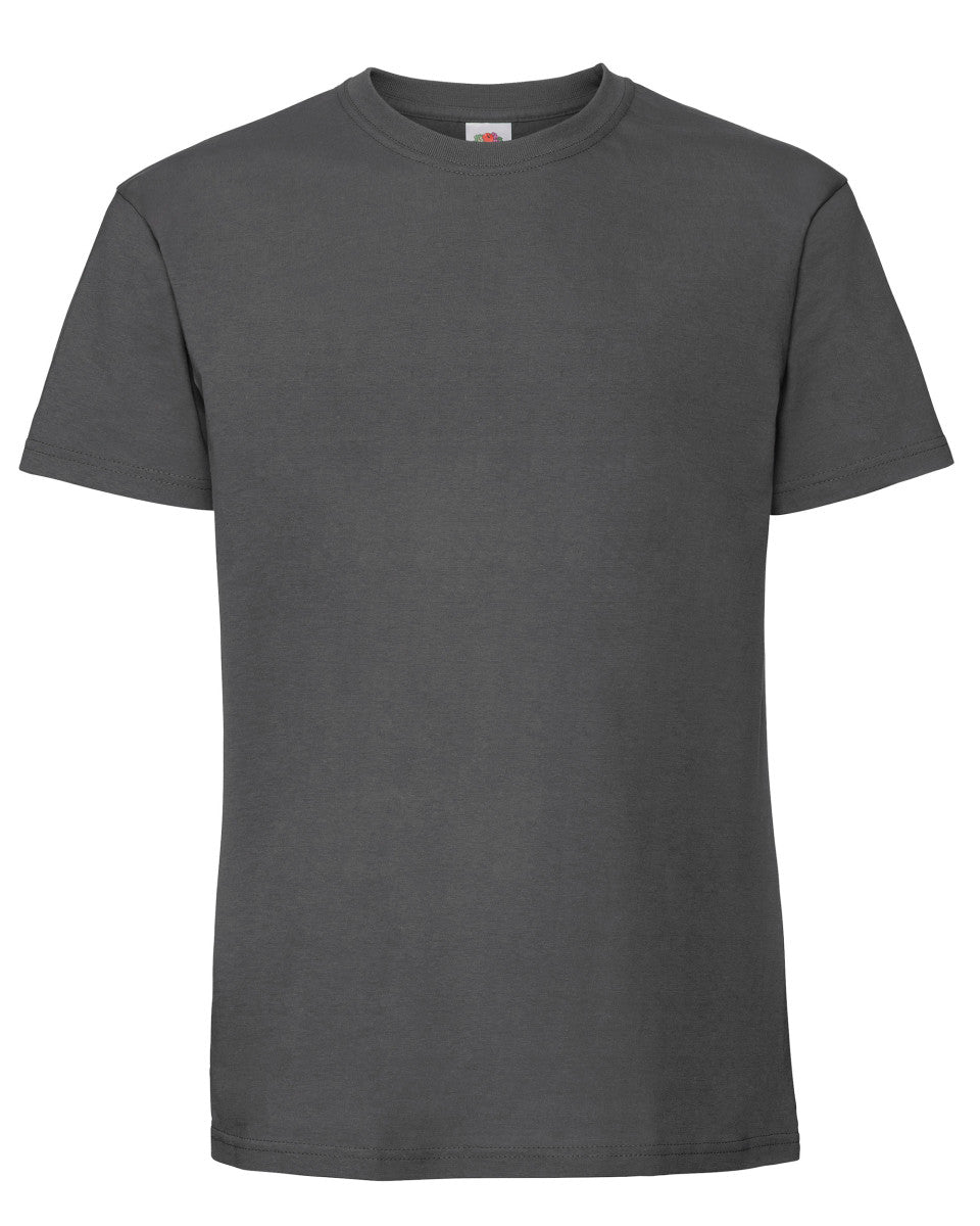 Men's Iconic 195 Ring Spun Premium T - Light Graphite