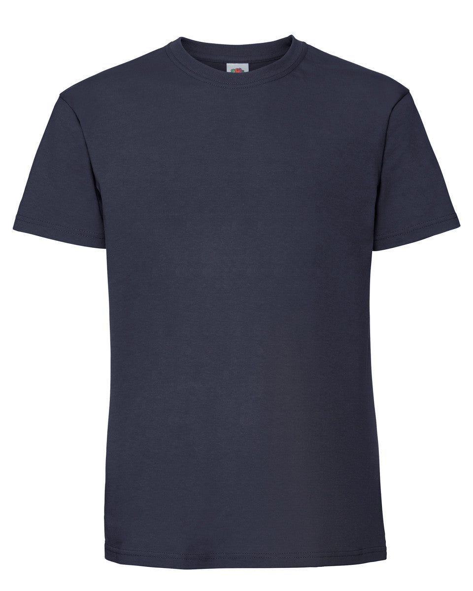 Men's Iconic 195 Ring Spun Premium T - Deep Navy