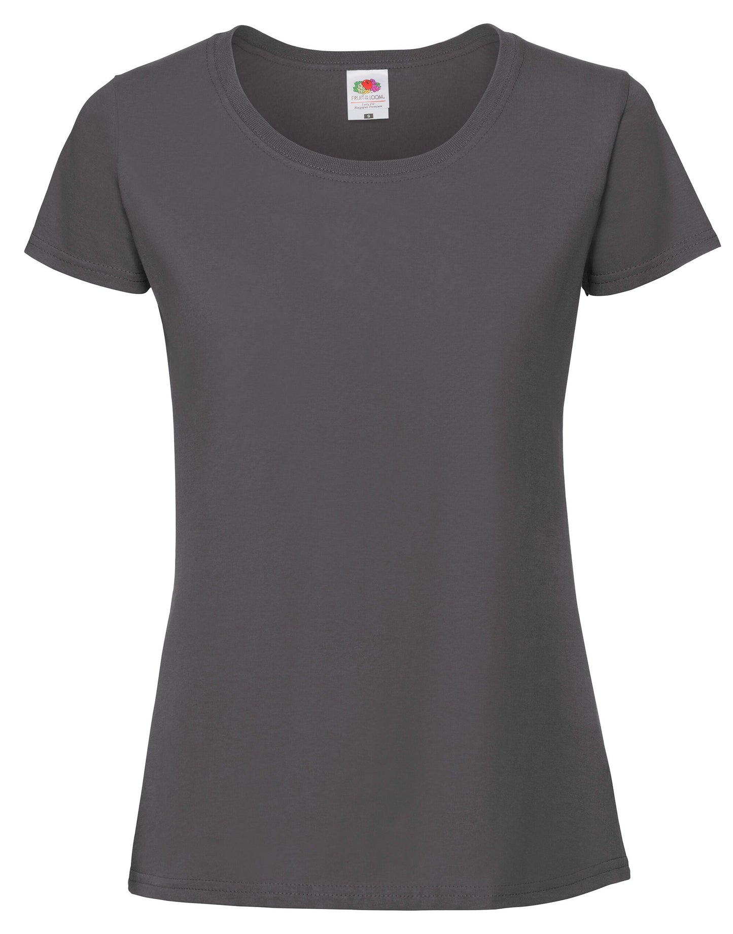 Ladies' Iconic 195 Ring Spun Premium T - Light Graphite