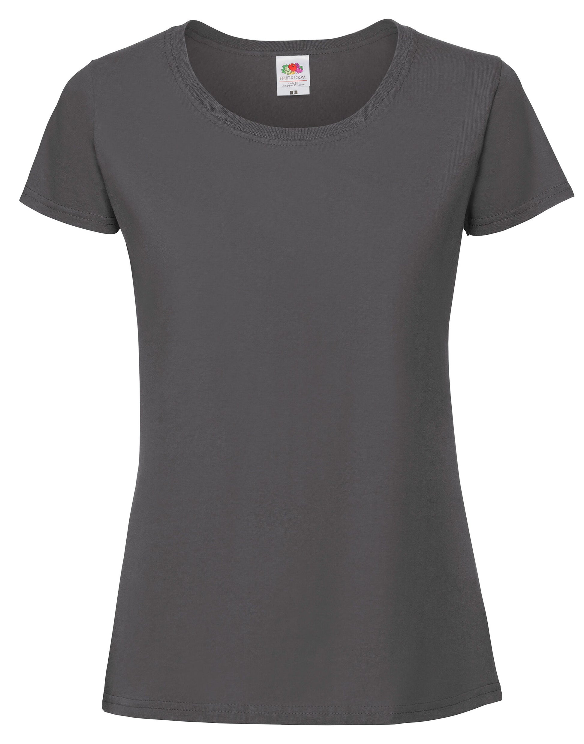 Ladies' Iconic 195 Ring Spun Premium T - Light Graphite
