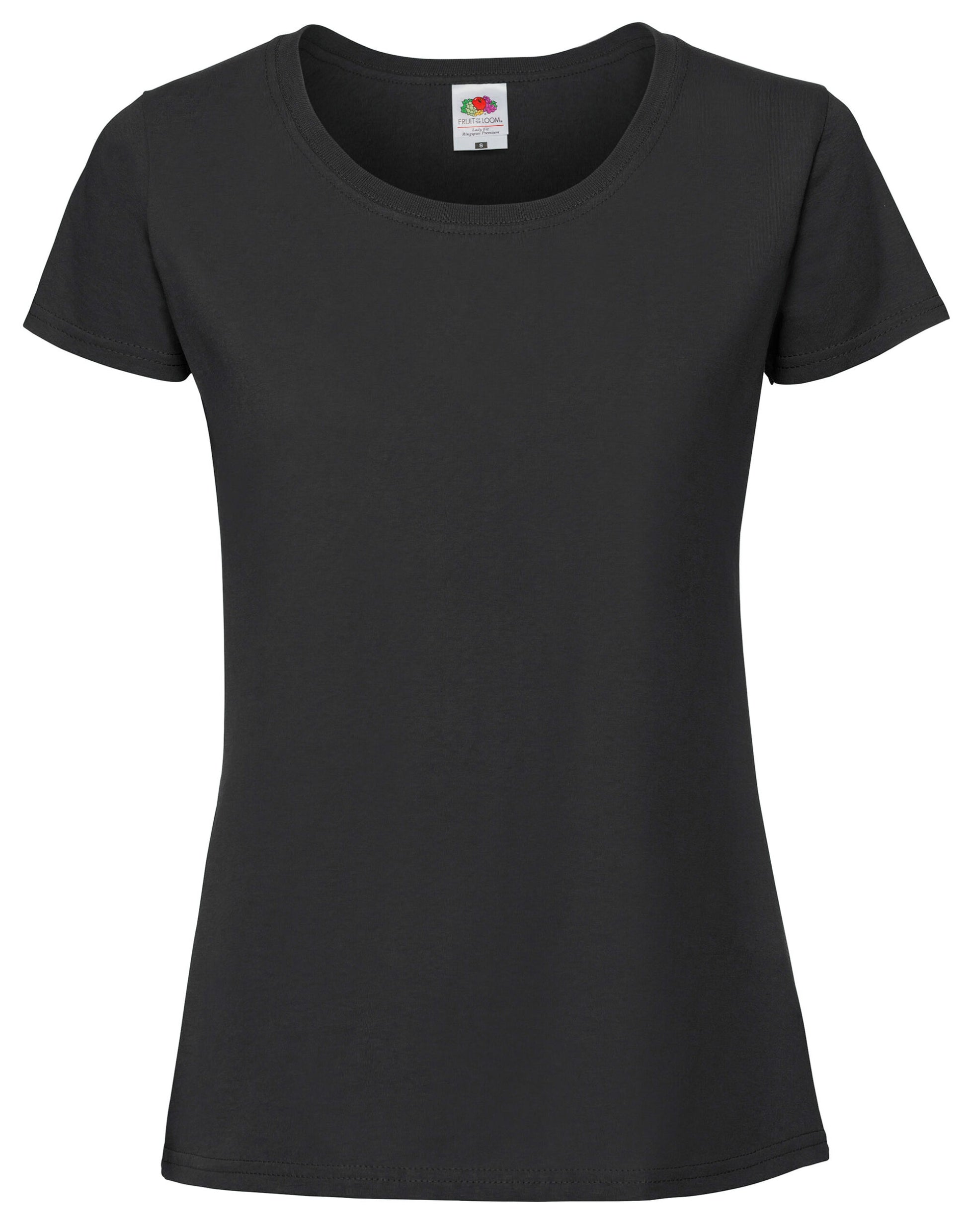 Ladies' Iconic 195 Ring Spun Premium T - Black