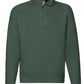 Men's Premium Zip Neck Sweat - Bottle Green