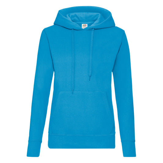 Ladies' Classic Hooded Sweat - Azure Blue