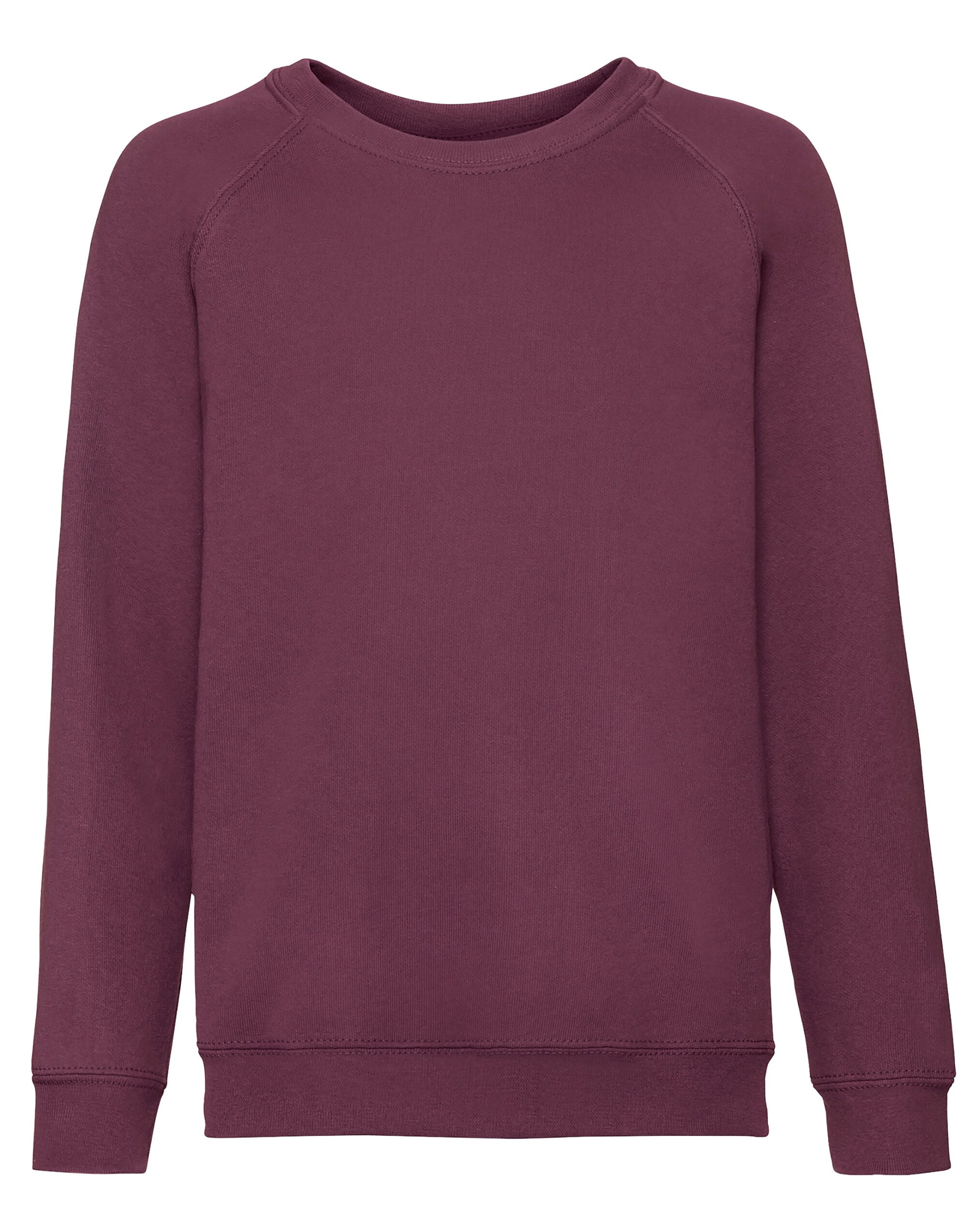 Kid's Classic Raglan Sweat - Burgundy