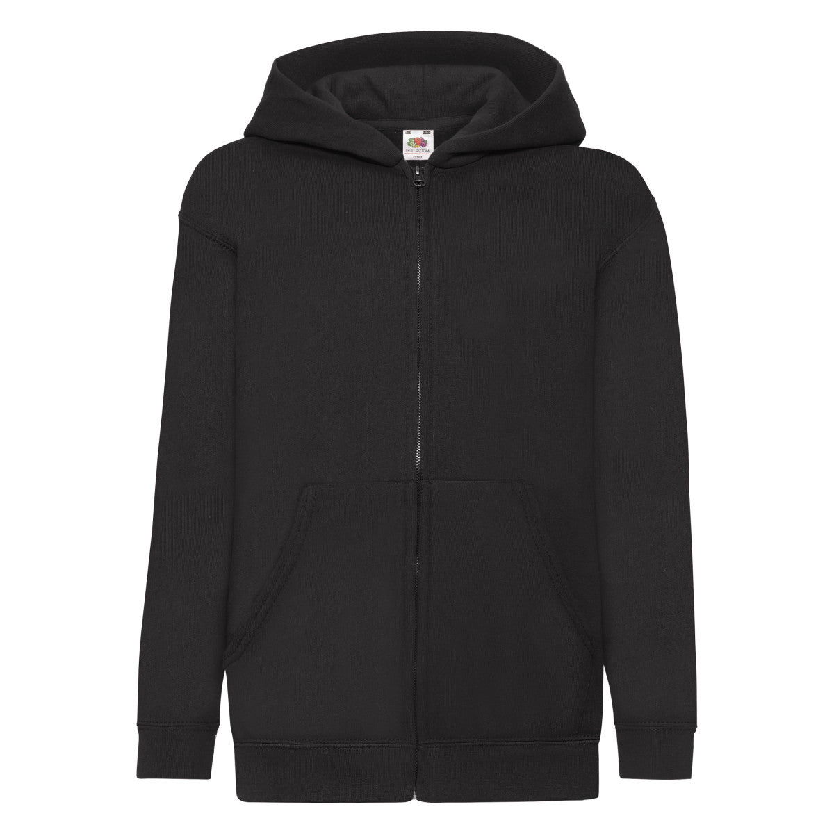 Kid's Classic Hooded Sweat Jacket - Black