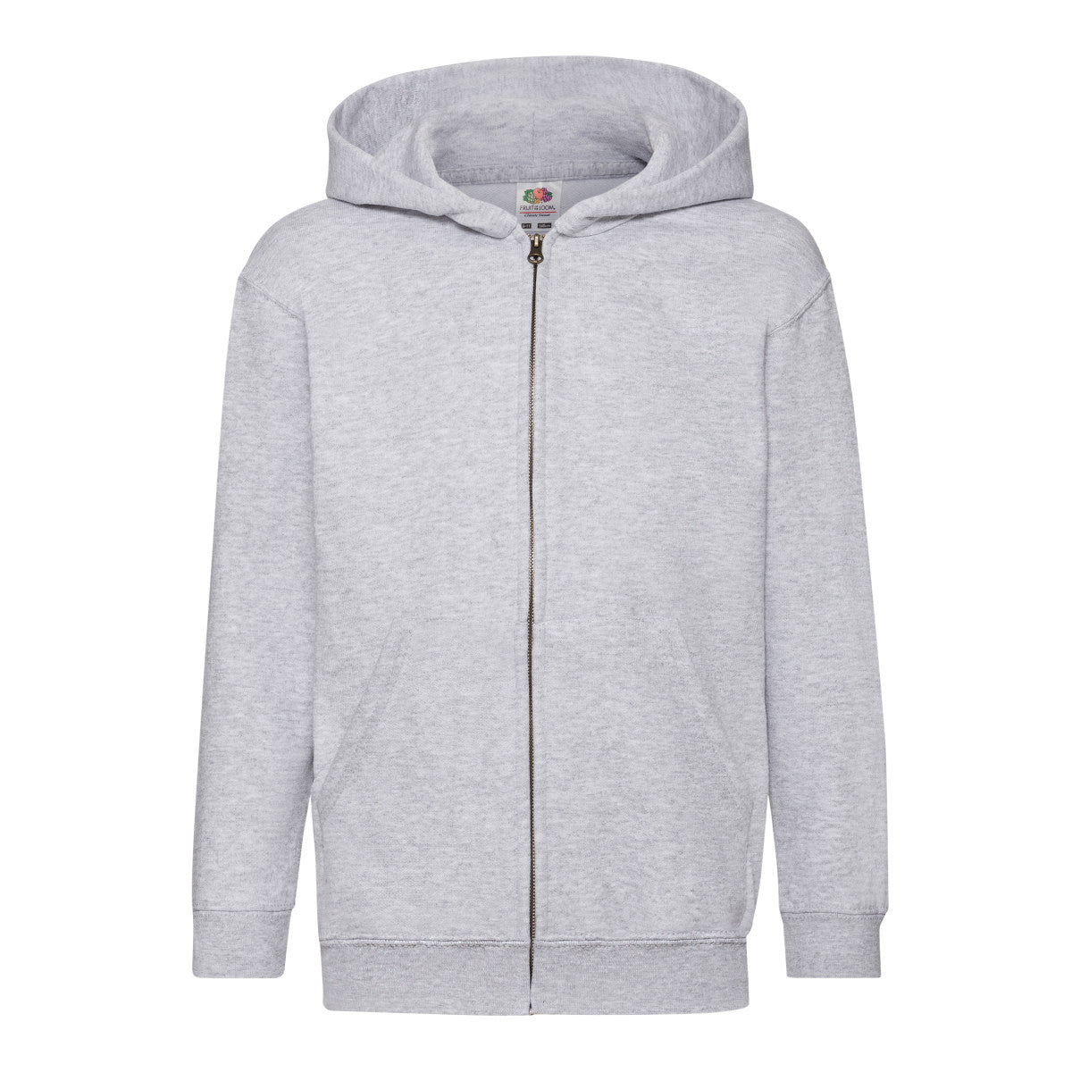 Kid's Classic Hooded Sweat Jacket - Heather Grey