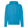 Men's Classic Hooded Sweat Jacket - Azure Blue