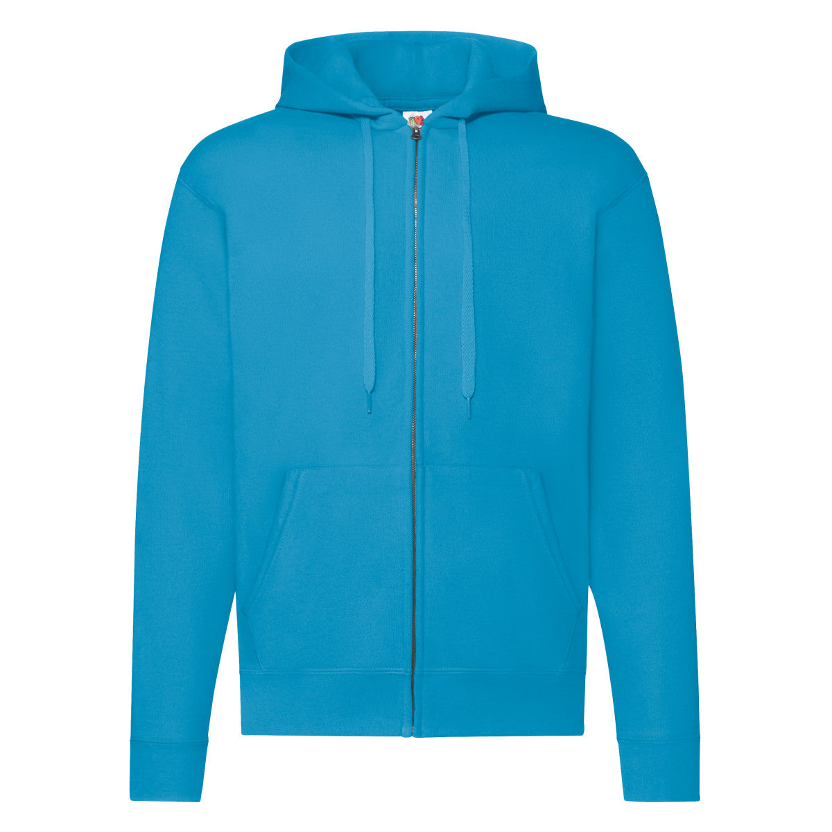 Men's Classic Hooded Sweat Jacket - Azure Blue