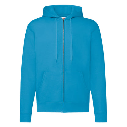 Men's Classic Hooded Sweat Jacket - Azure Blue