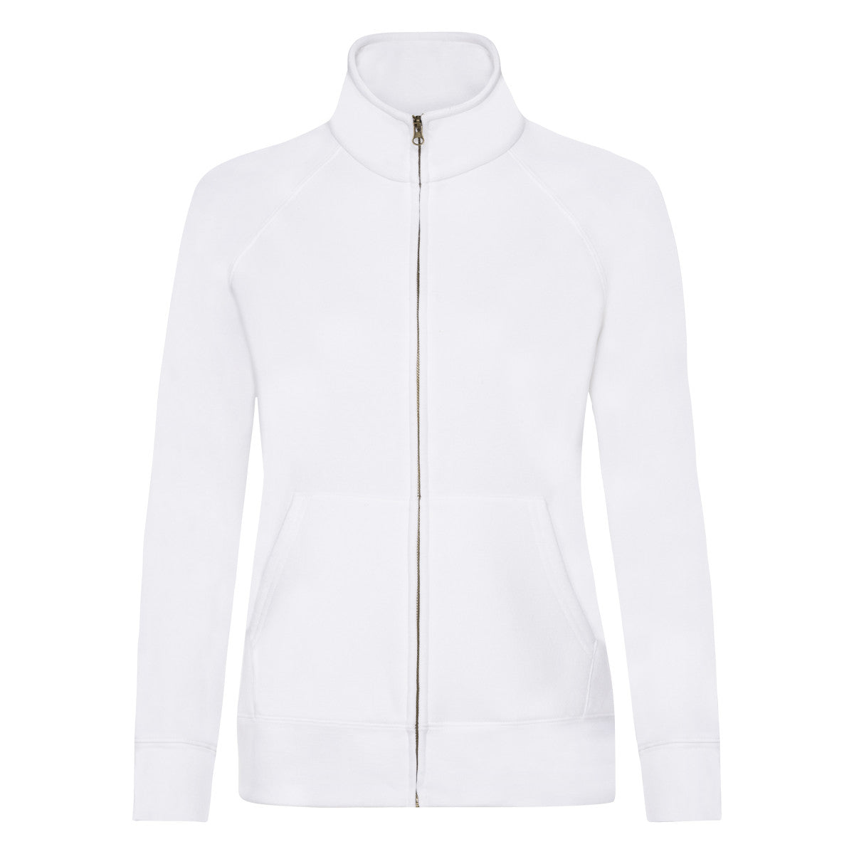 Ladies' Premium Sweat Jacket - White