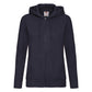 Ladies' Premium Hooded Sweat Jacket - Deep Navy