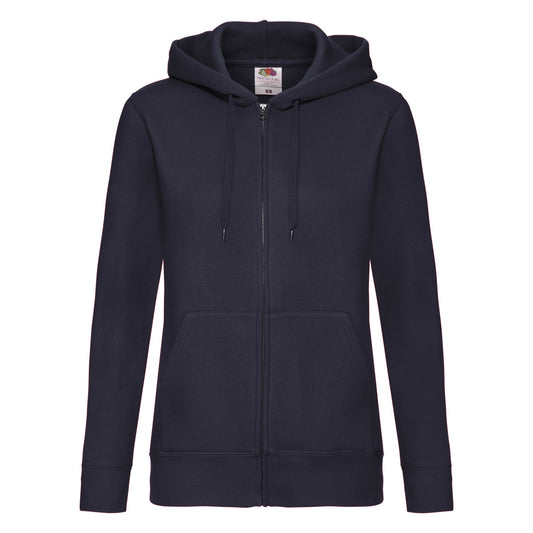 Ladies' Premium Hooded Sweat Jacket - Deep Navy