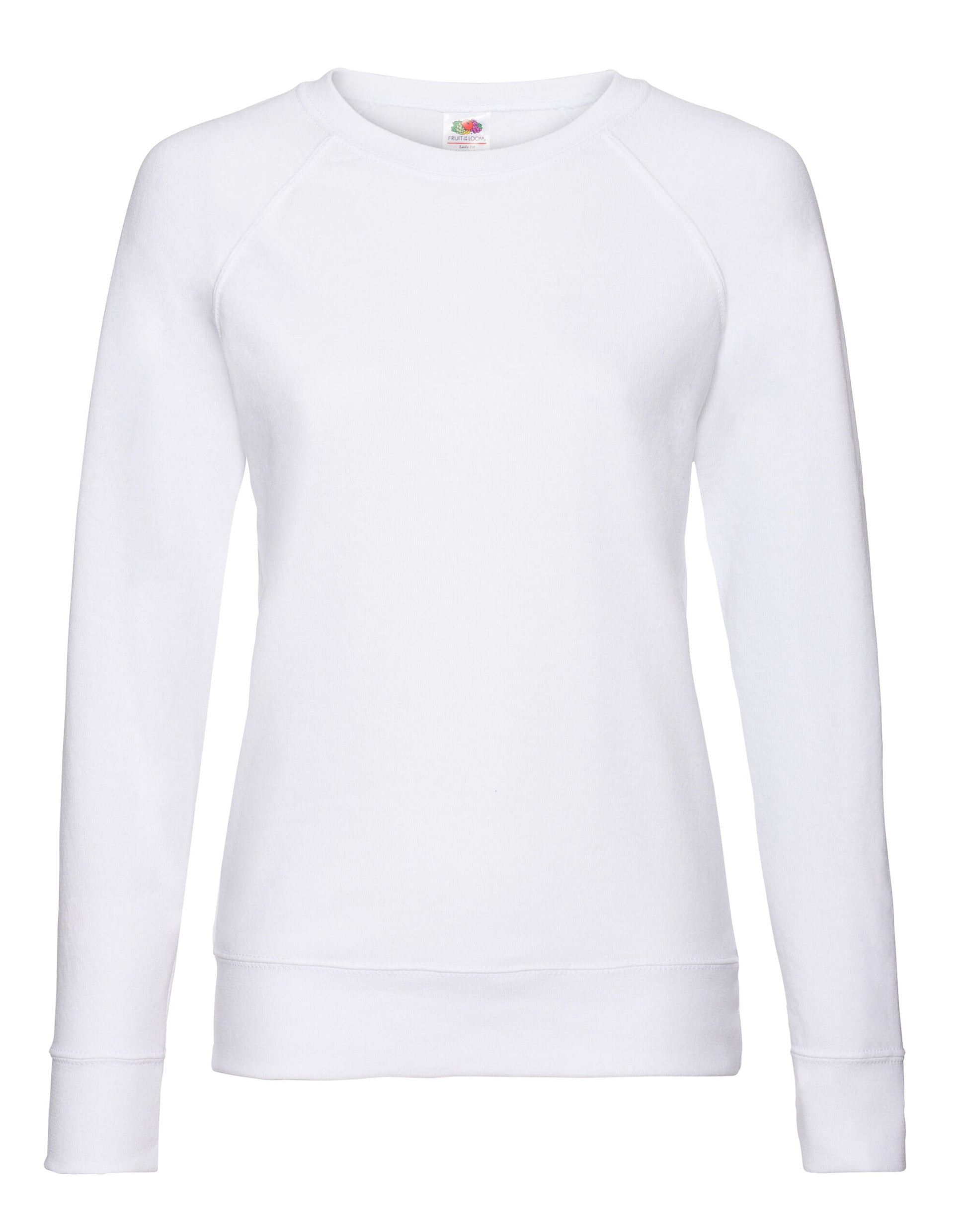 Ladies' Lightweight Raglan Sweat - White