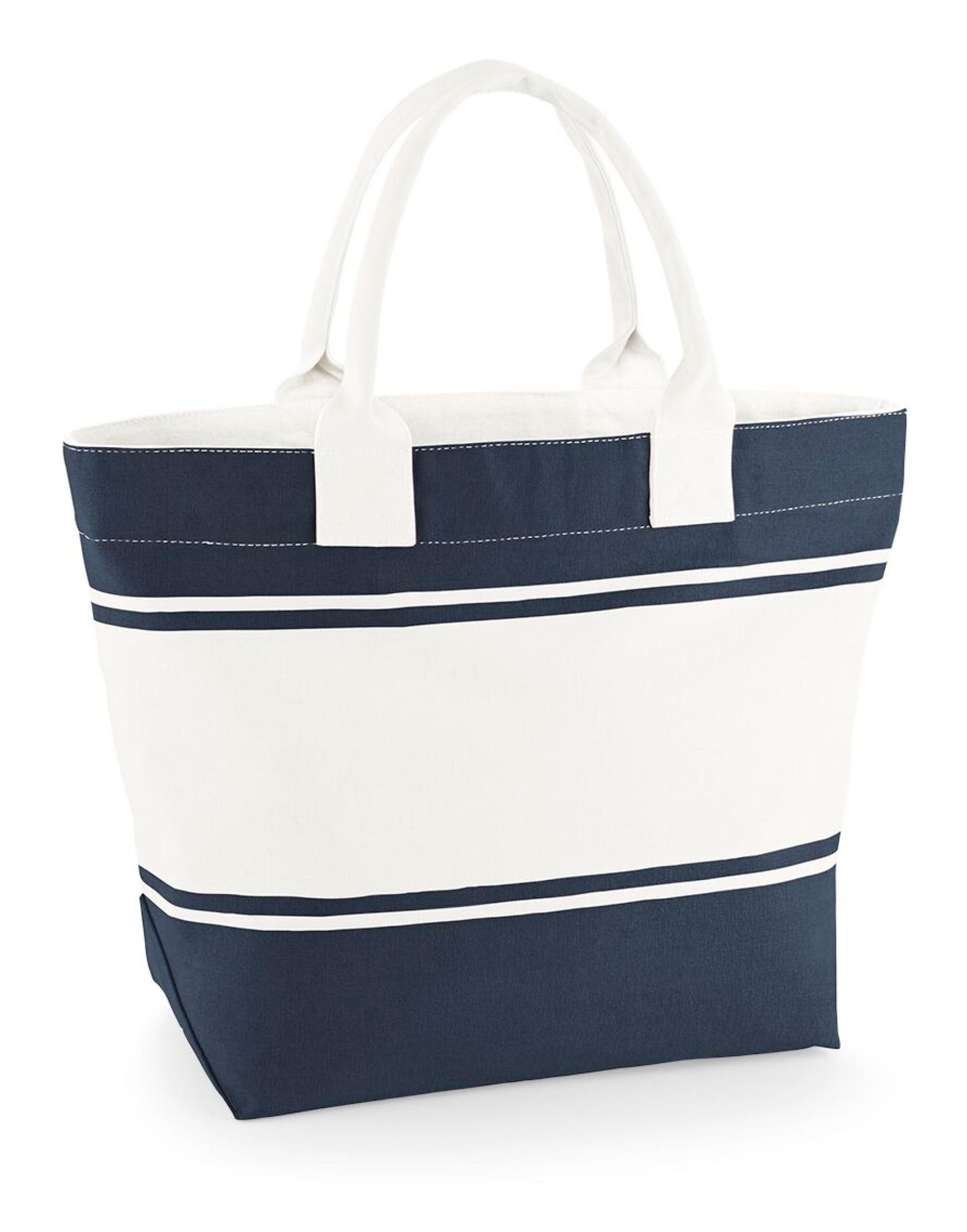Canvas Deck Bag - French Navy/Off White