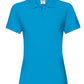 Ladies' Premium Polo - Azure Blue