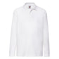 Kid's 65/35 L/Sleeve Polo - White