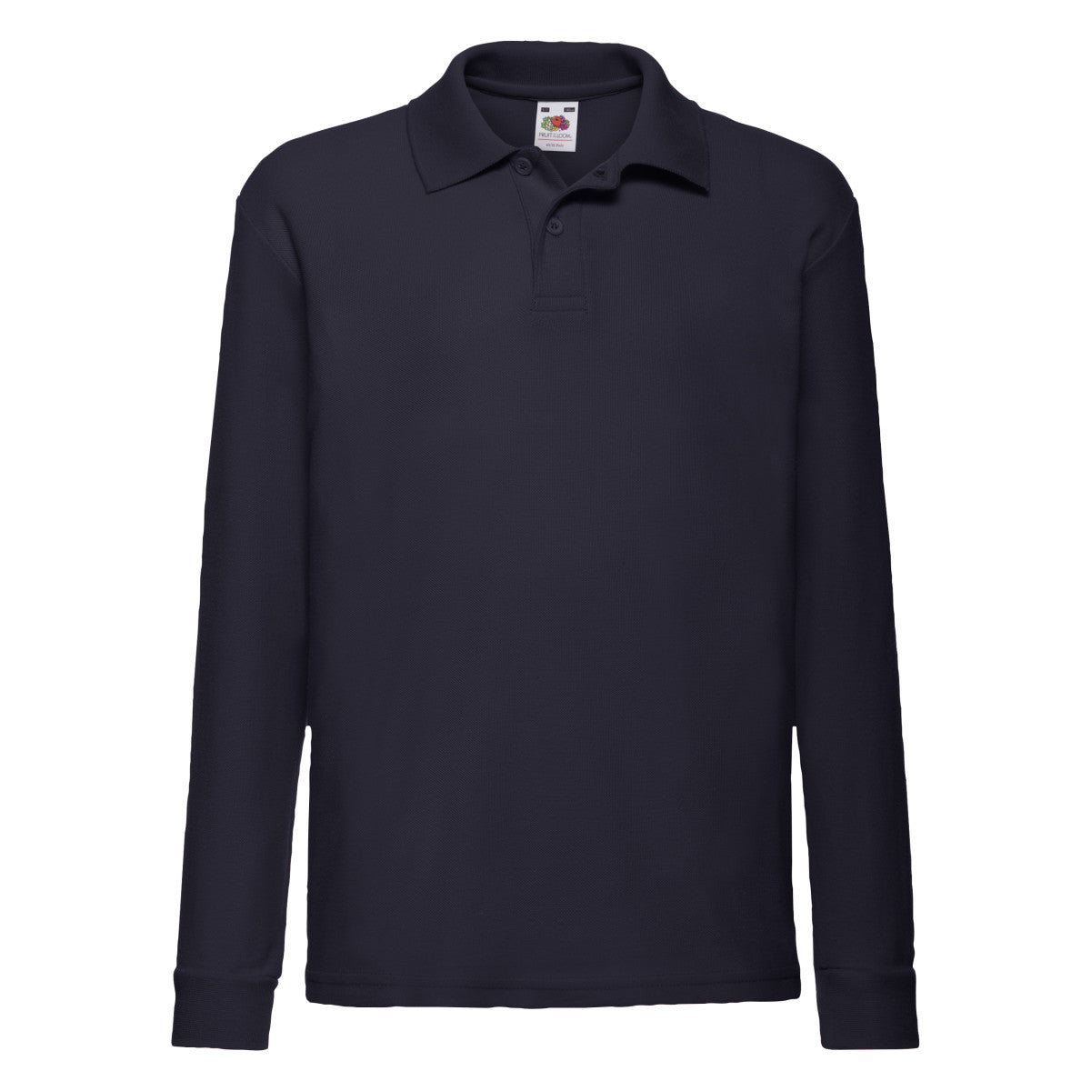 Kid's 65/35 L/Sleeve Polo - Deep Navy