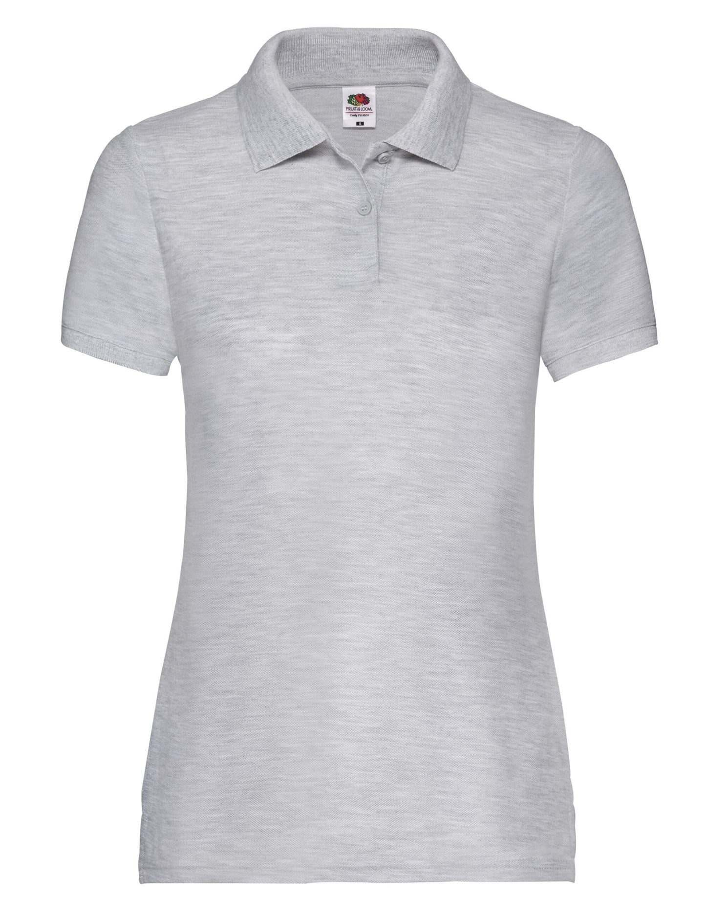 Ladies' 65/35 Polo - Heather Grey