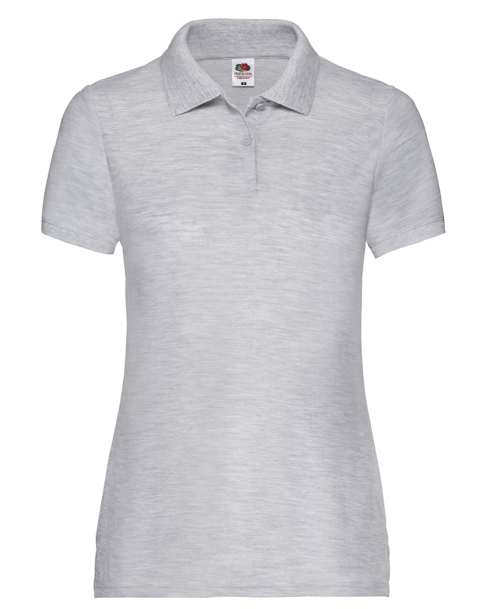 Ladies' 65/35 Polo - Heather Grey