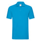 Men's Premium Polo - Azure Blue
