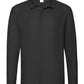 Men's Premium Long Sleeve Polo - Black