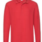 Men's Premium Long Sleeve Polo - Red