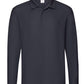 Men's Premium Long Sleeve Polo - Deep Navy