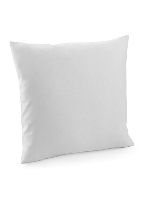 Fairtrade Cotton Canvas Cushion Cover - Light Grey