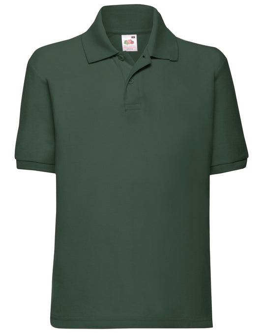 Kid's 65/35 Polo - Bottle Green
