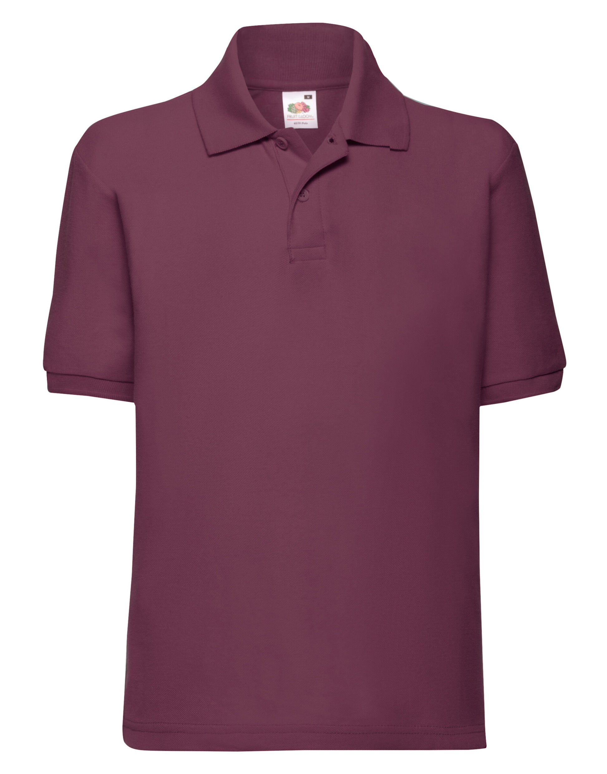 Kid's 65/35 Polo - Burgundy