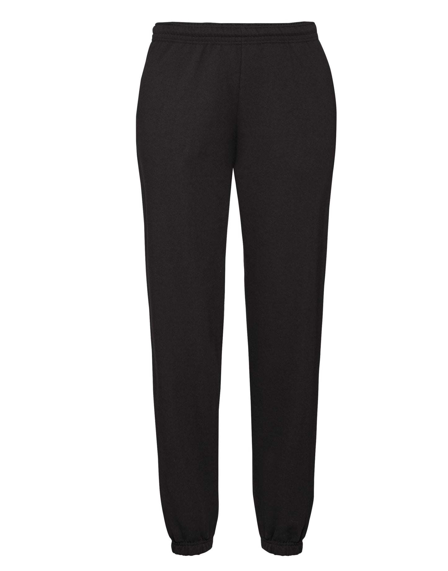 Men's Classic Elasticated Cuff Jog Pants - Black