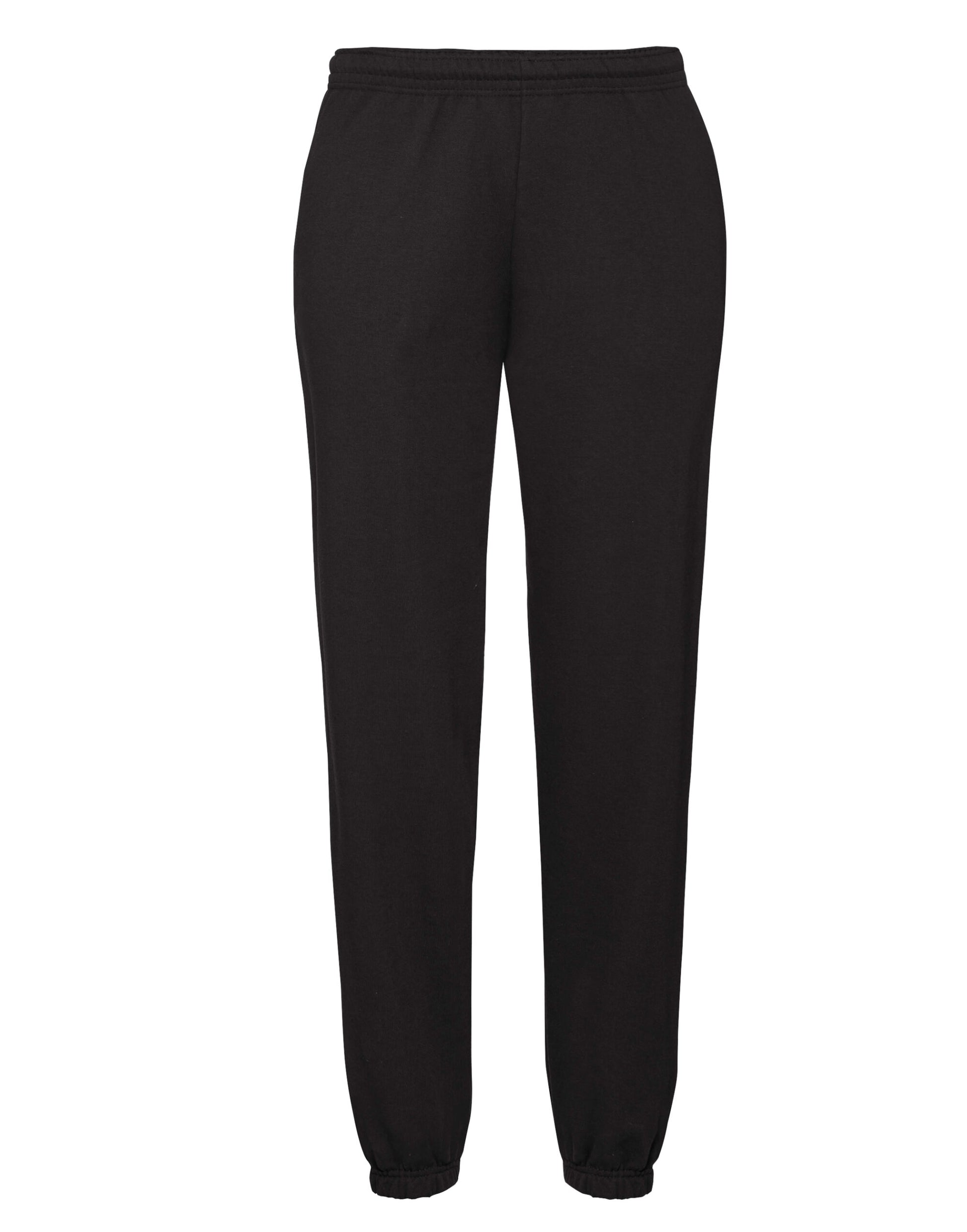 Men's Classic Elasticated Cuff Jog Pants - Black
