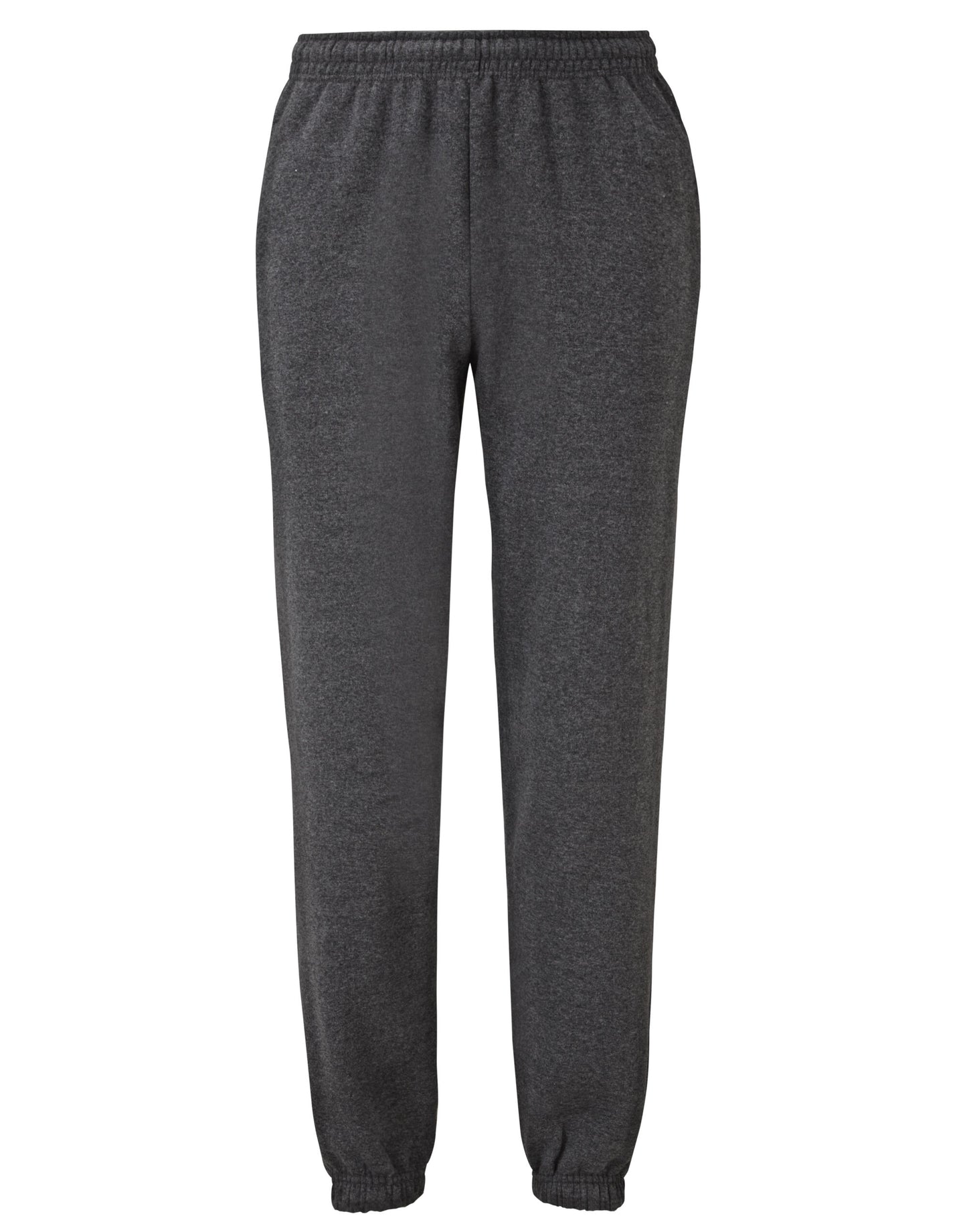 Men's Classic Elasticated Cuff Jog Pants - Dark Heather