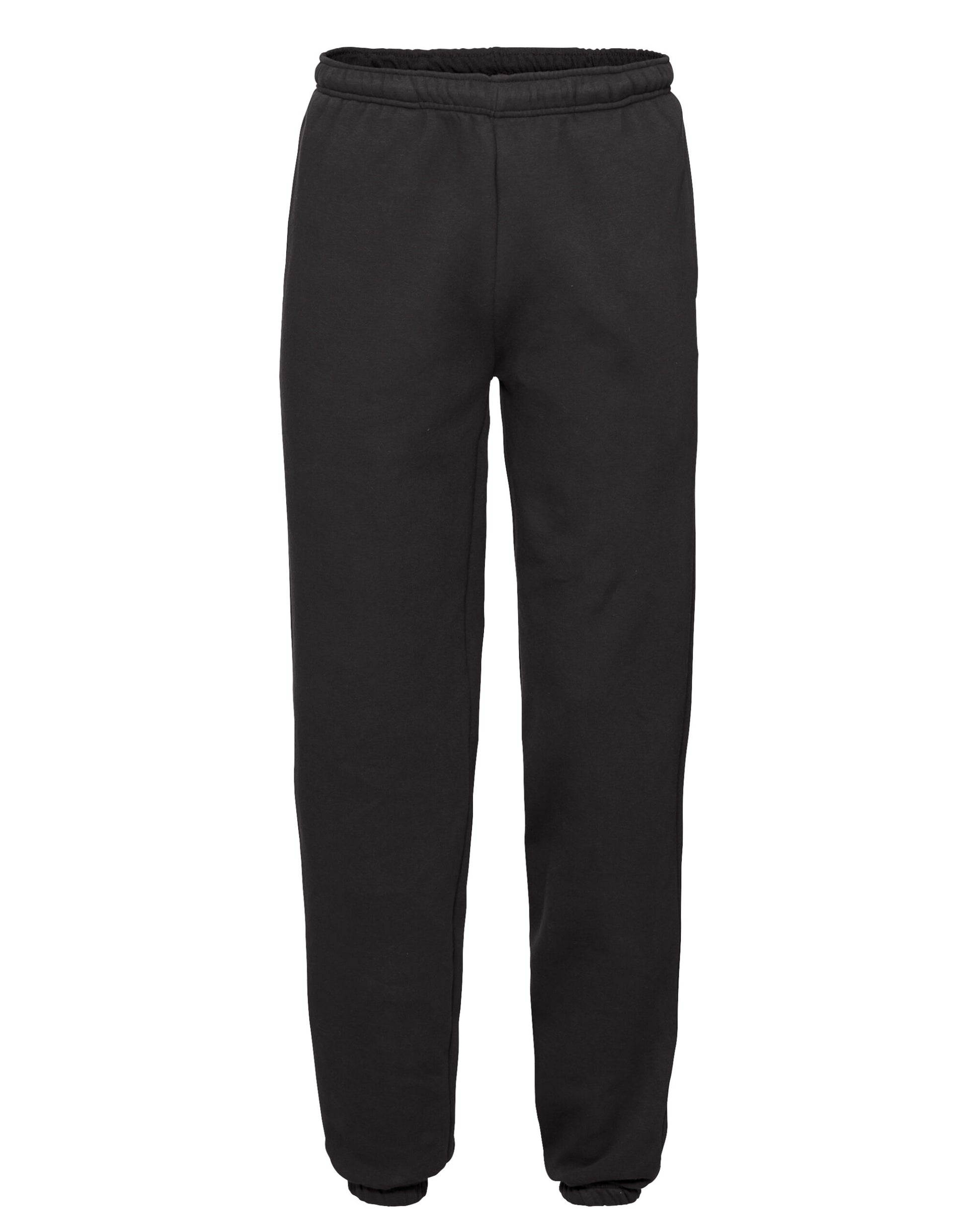 Men's Premium Elasticated Cuff Jog Pants - Black