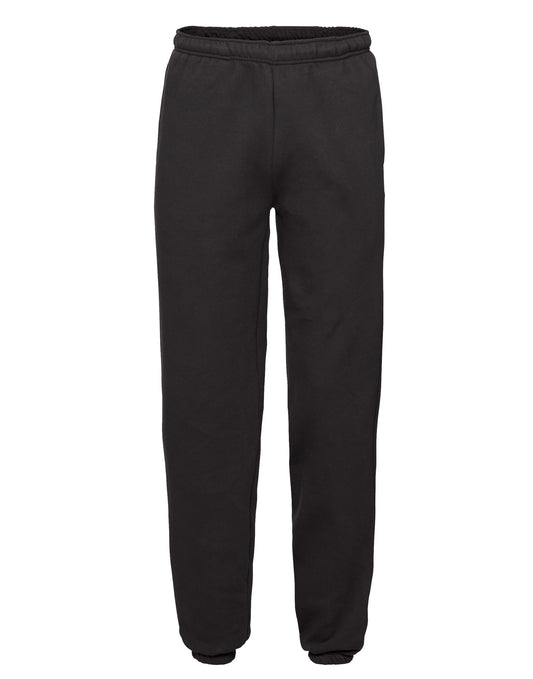 Men's Premium Elasticated Cuff Jog Pants - Black
