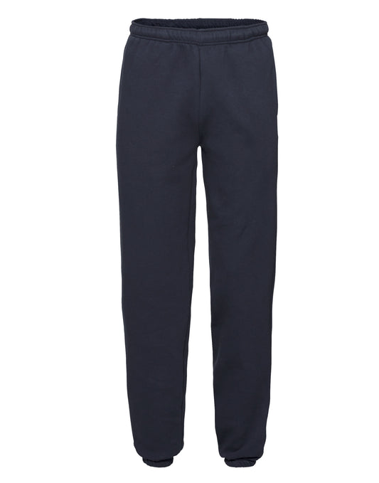 Men's Premium Elasticated Cuff Jog Pants - Deep Navy
