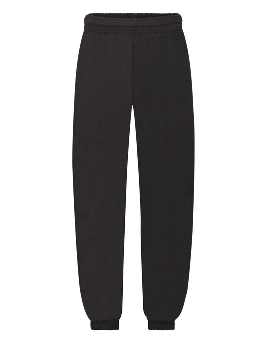 Kid's Classic Elasticated Cuff Jog Pant - Black