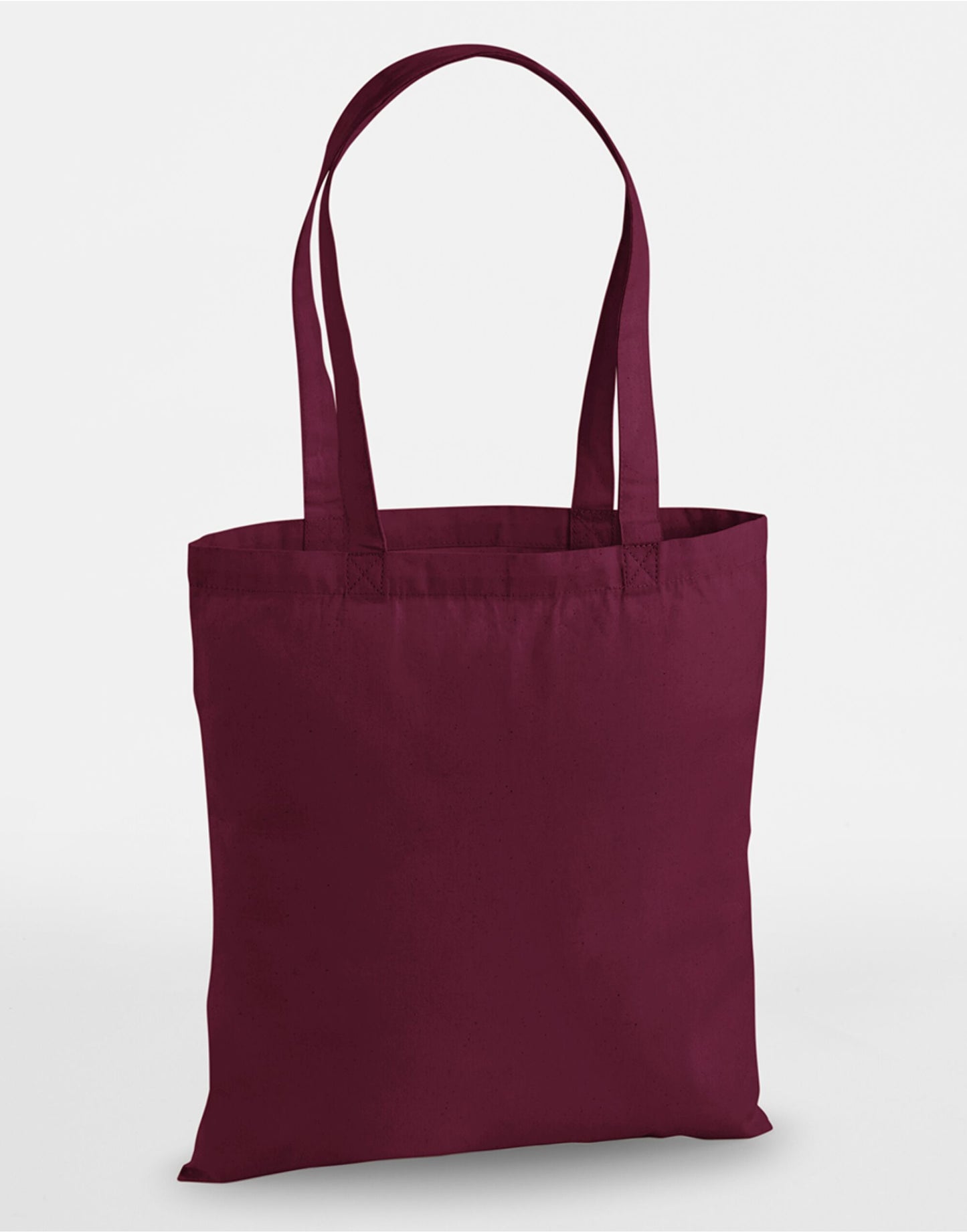 Premium Cotton Tote - Burgundy