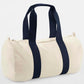 EarthAware® Organic Barrel Bag - Natural/French Navy