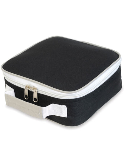Sandwich Lunchbox Cooler Bag - Black/Light Grey