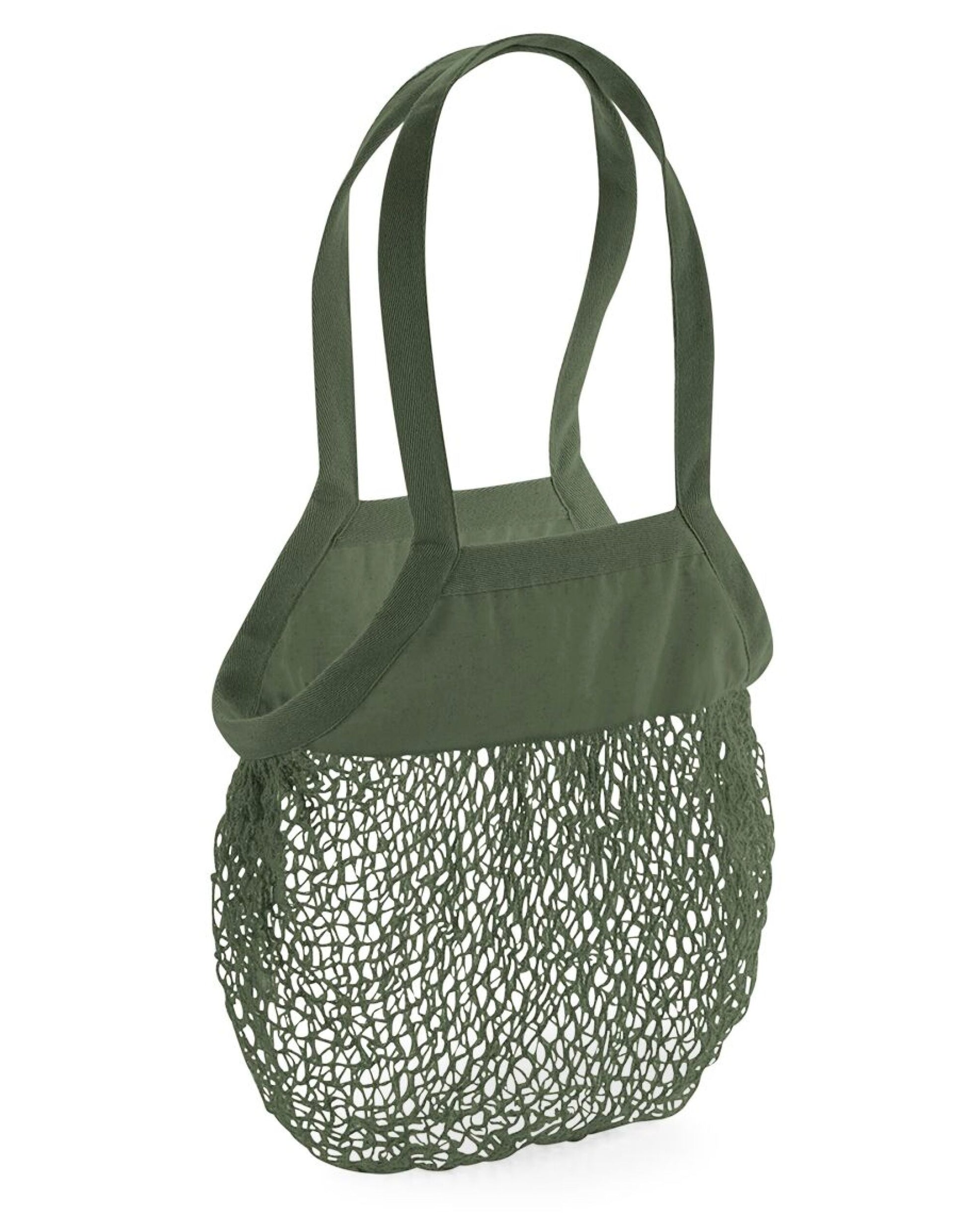 Organic Cotton Mesh Grocery Bag - Olive Green