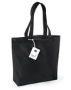 Organic Cotton Shopper - Black