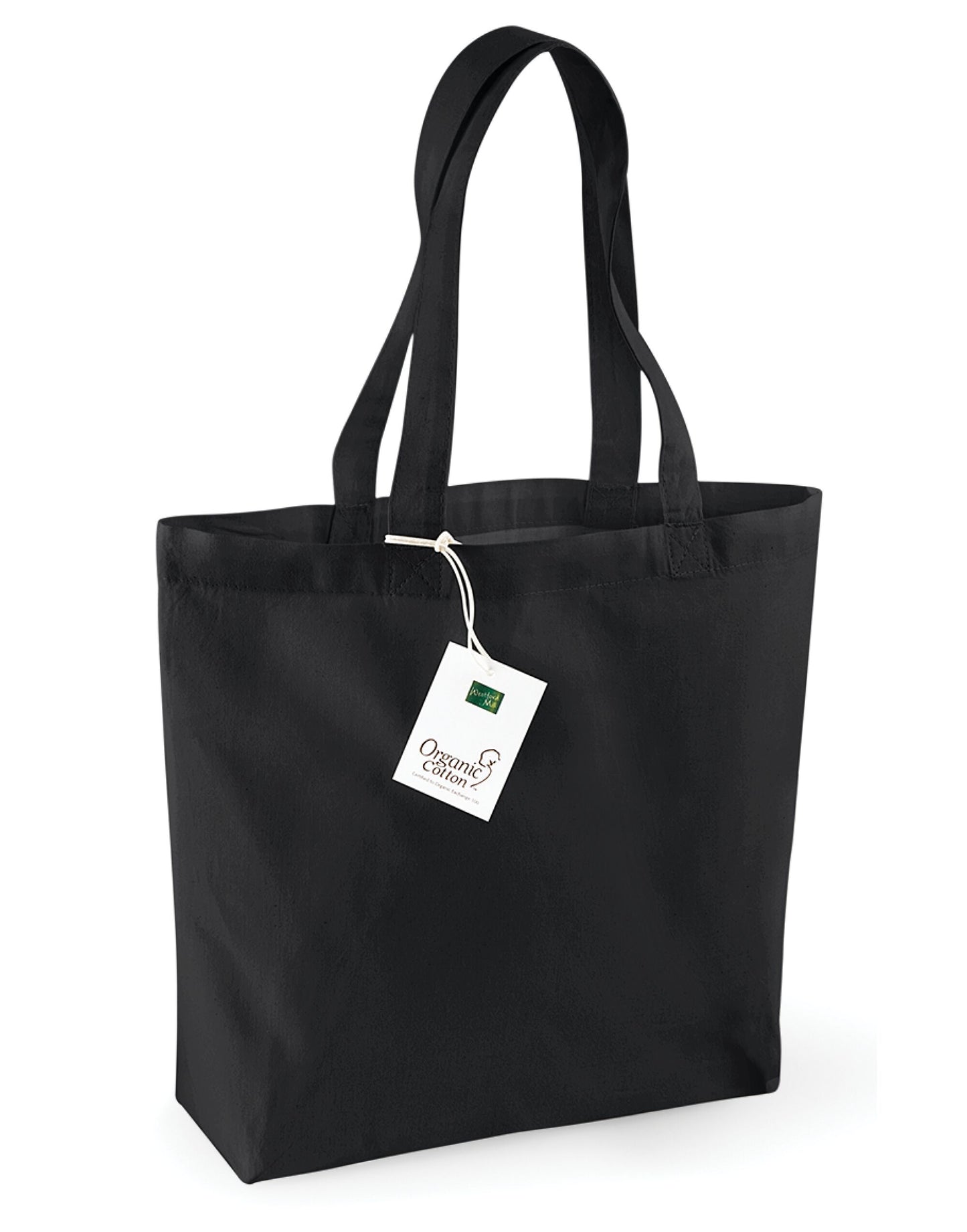 Organic Cotton Shopper - Black