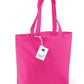 Organic Cotton Shopper - Fuchsia