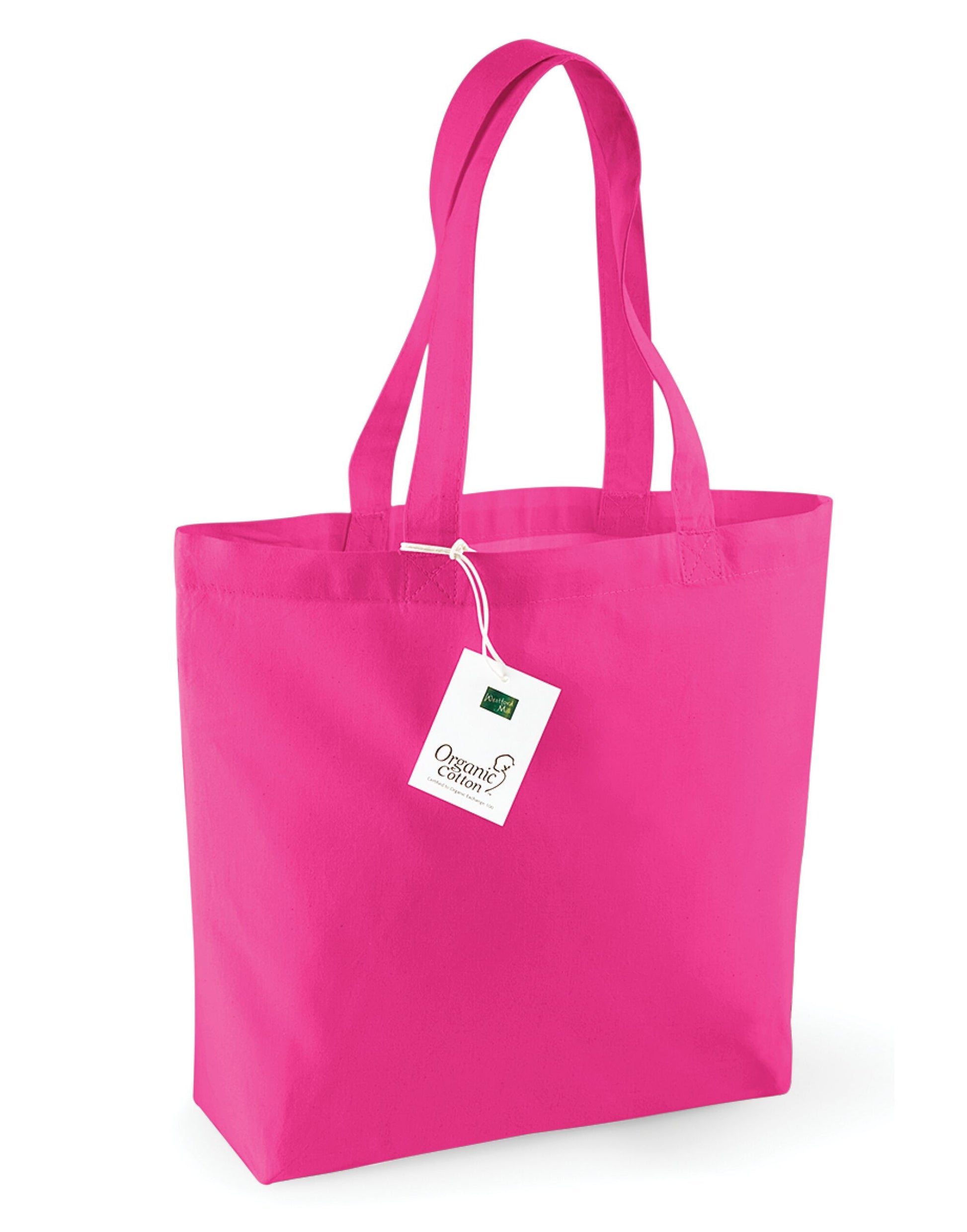 Organic Cotton Shopper - Fuchsia