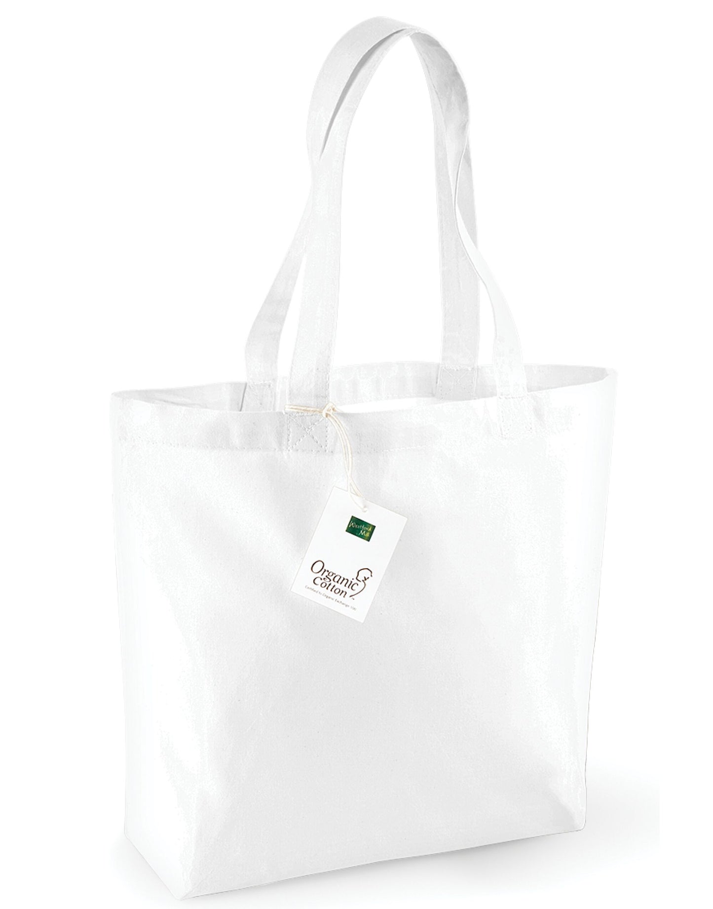 Organic Cotton Shopper - White