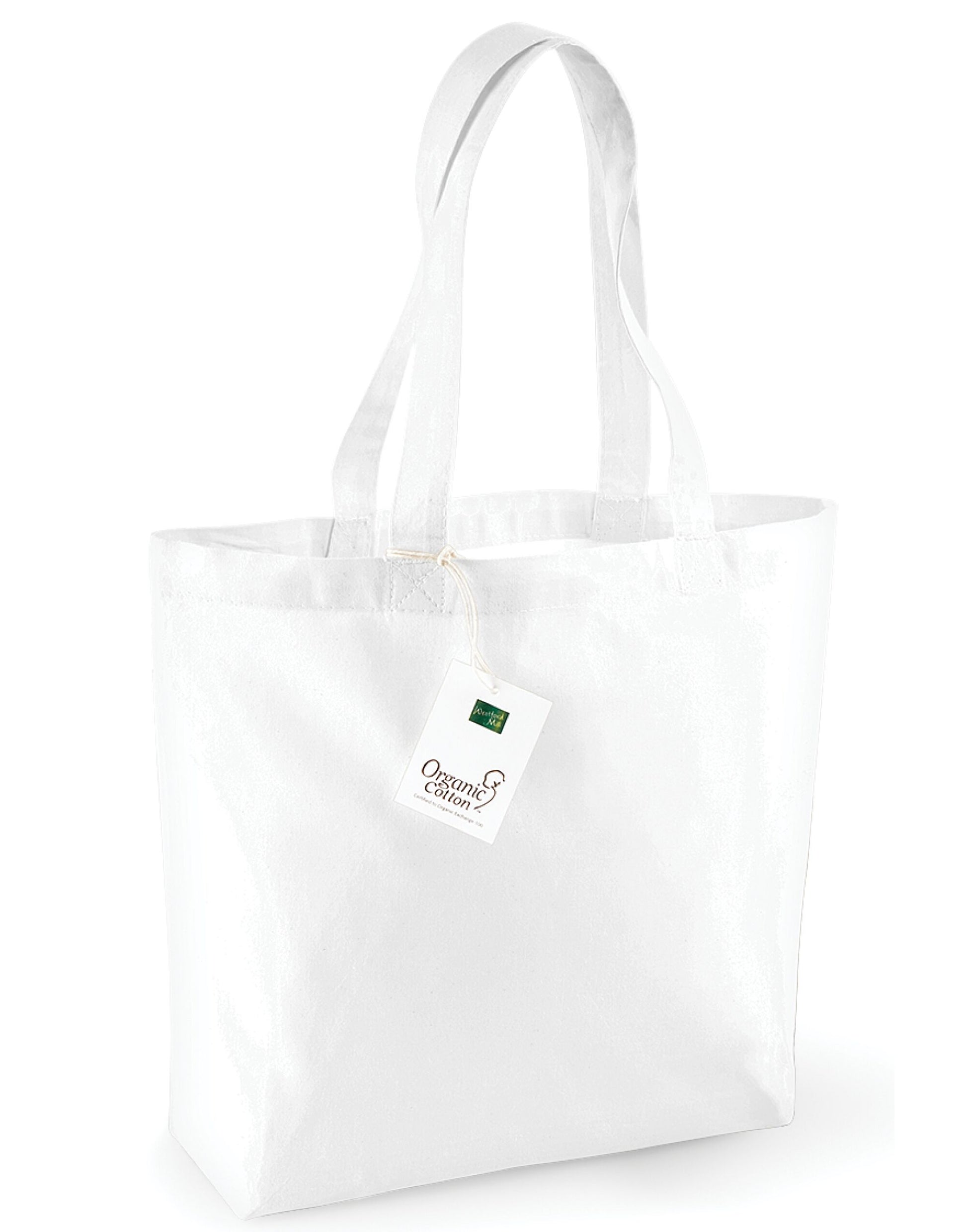Organic Cotton Shopper - White