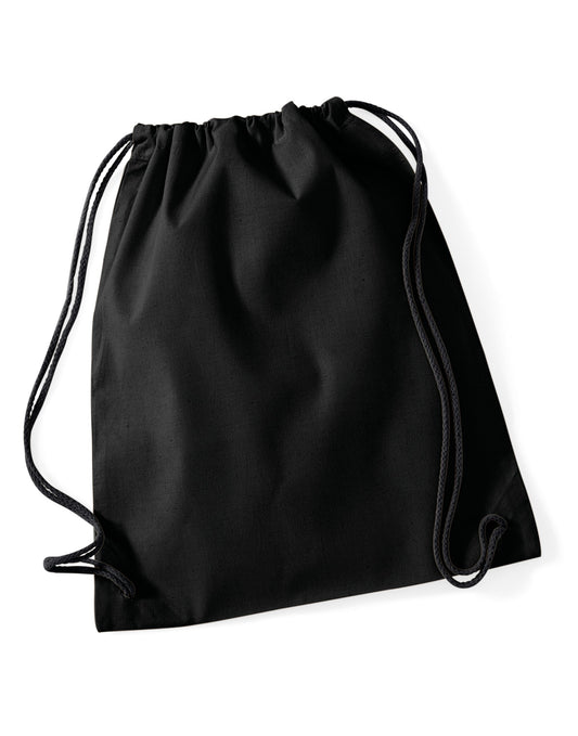 Cotton Gymsac - Black/Black