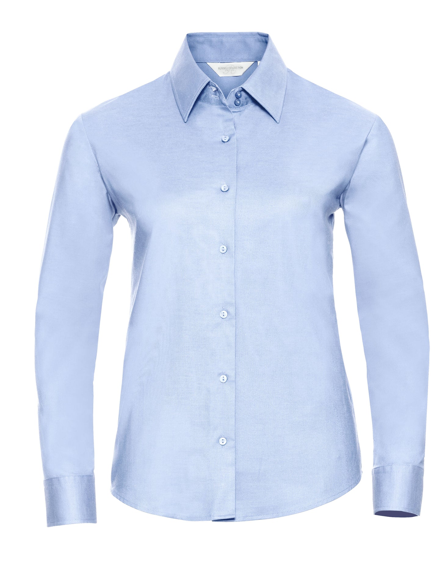 Ladies' Long Sleeve Tailored Oxford Shirt - Oxford Blue