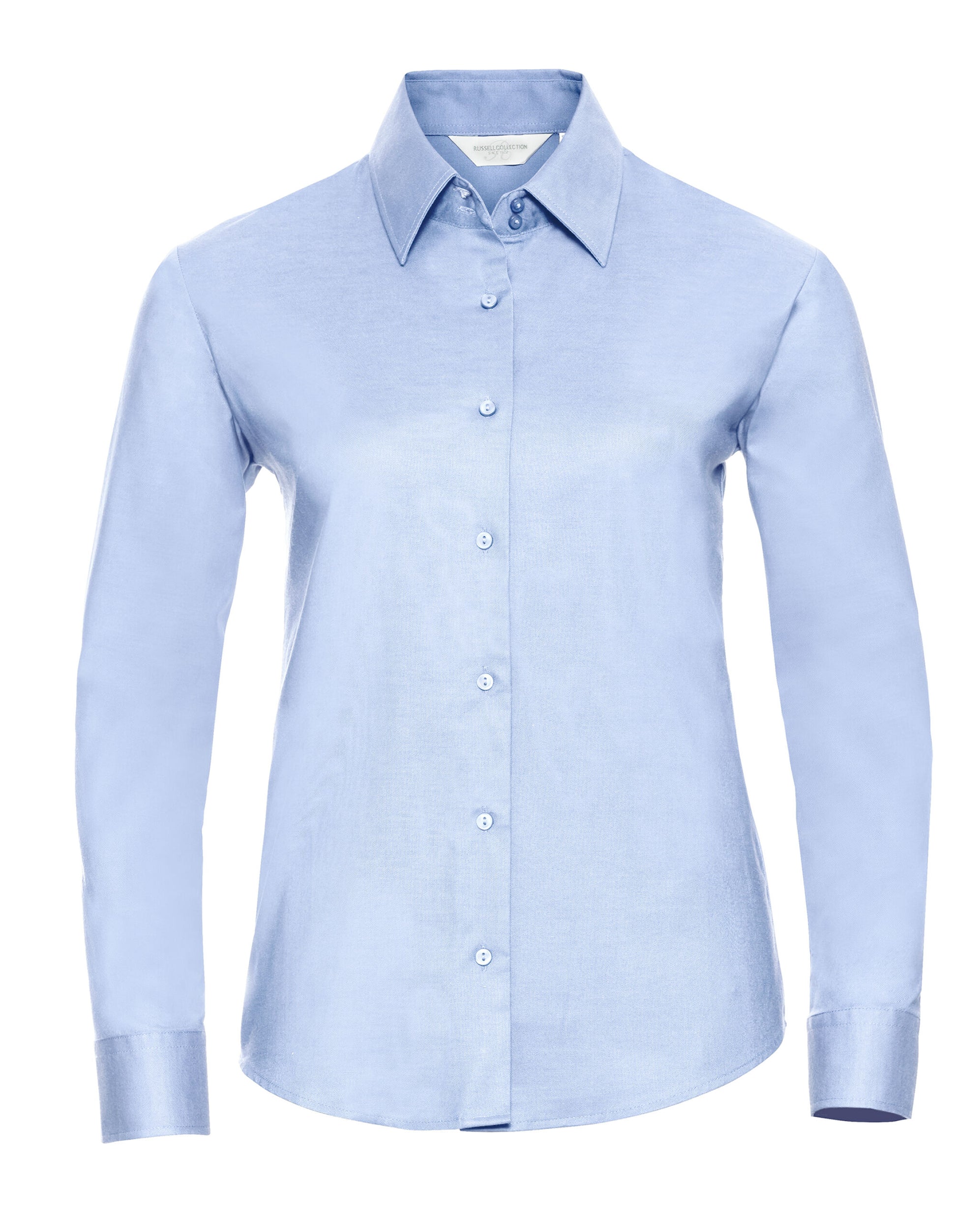 Ladies' Long Sleeve Tailored Oxford Shirt - Oxford Blue